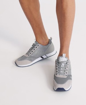 Superdry Fero Runner Core Férfi Tornacipő Szürke | YIBRQ8046